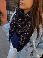 Maxi Foulard | Nero
