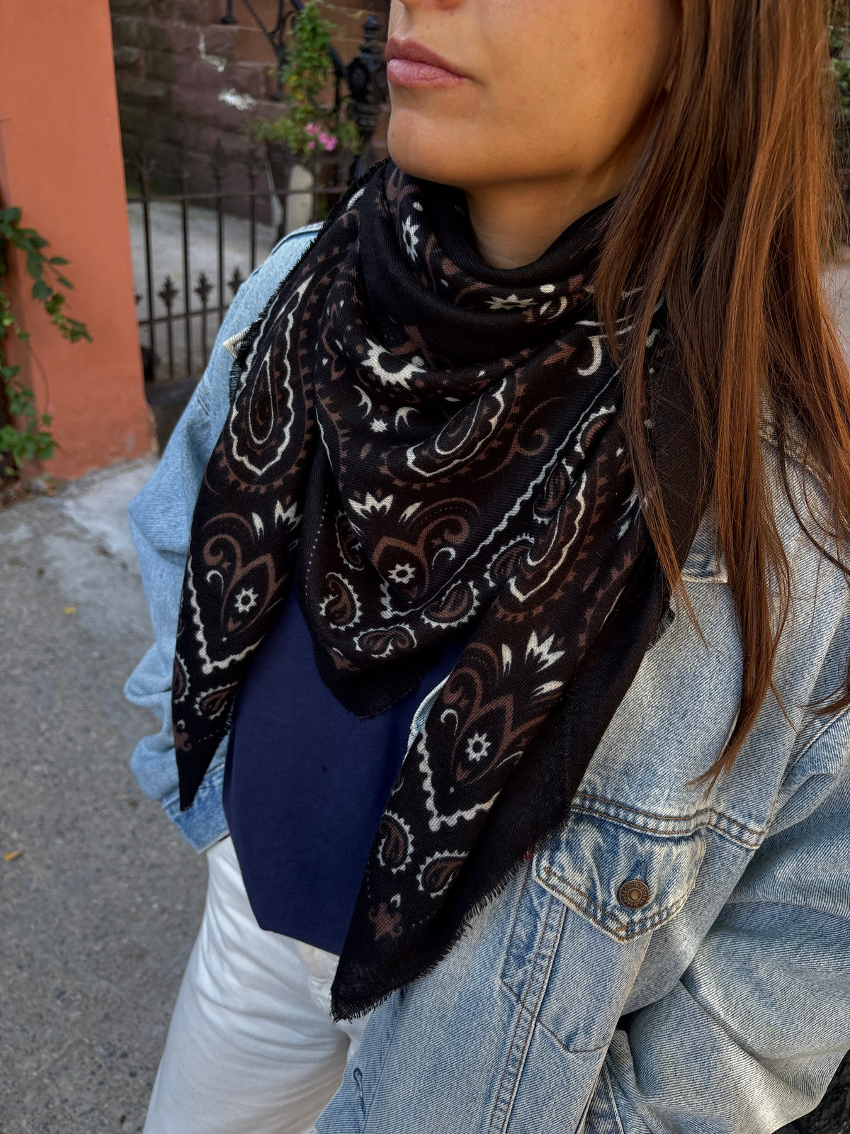 Maxi Foulard | Nero