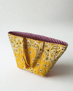Basket Bag - Mango Yellow | Red Multistripes