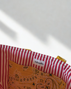Basket Bag - Mango Yellow | Red Multistripes