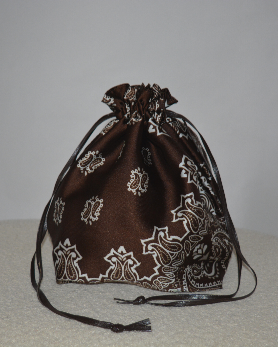 Sac à main satin | Dark Chocolate