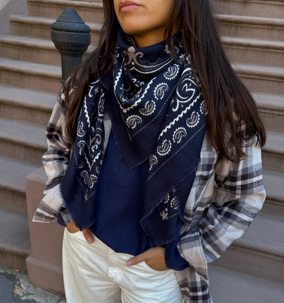 Maxi Foulard | Blue Navy