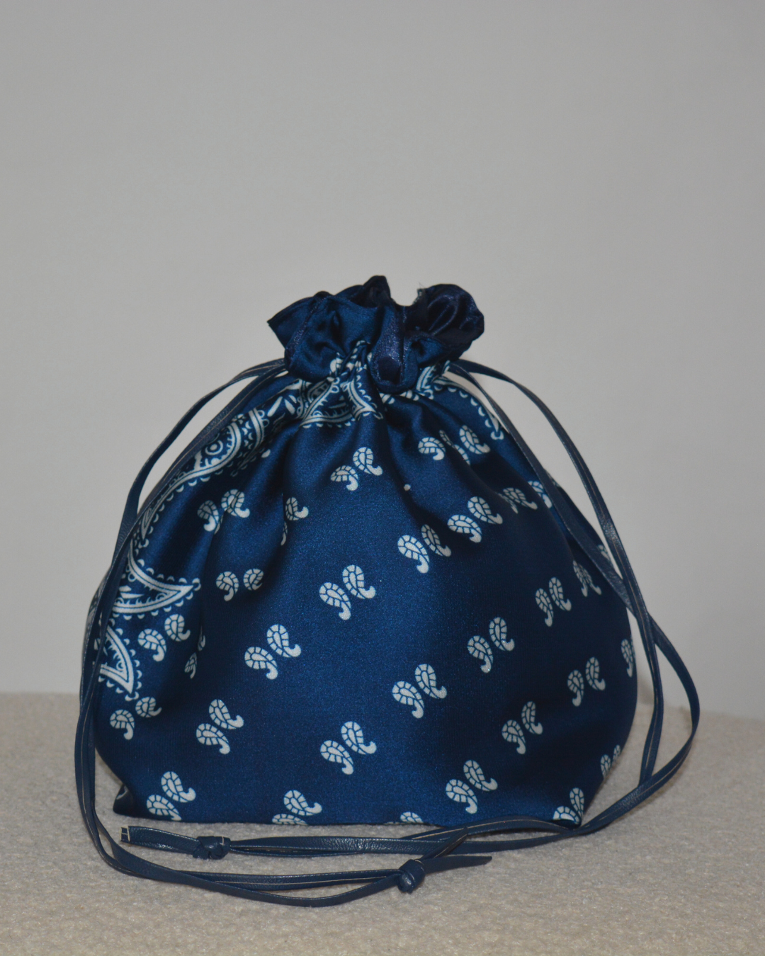 Sac à main satin | Blu Navy