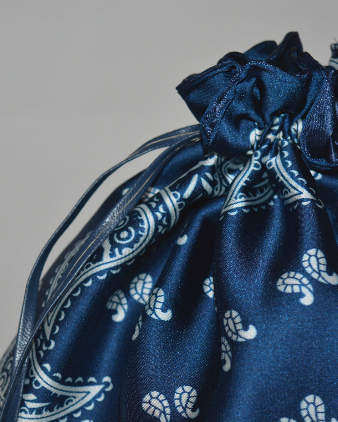 Sac à main satin | Blu Navy