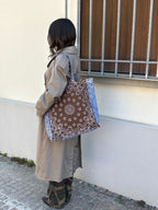 Maxi Bag - Dark Chocolate | Powder Blue