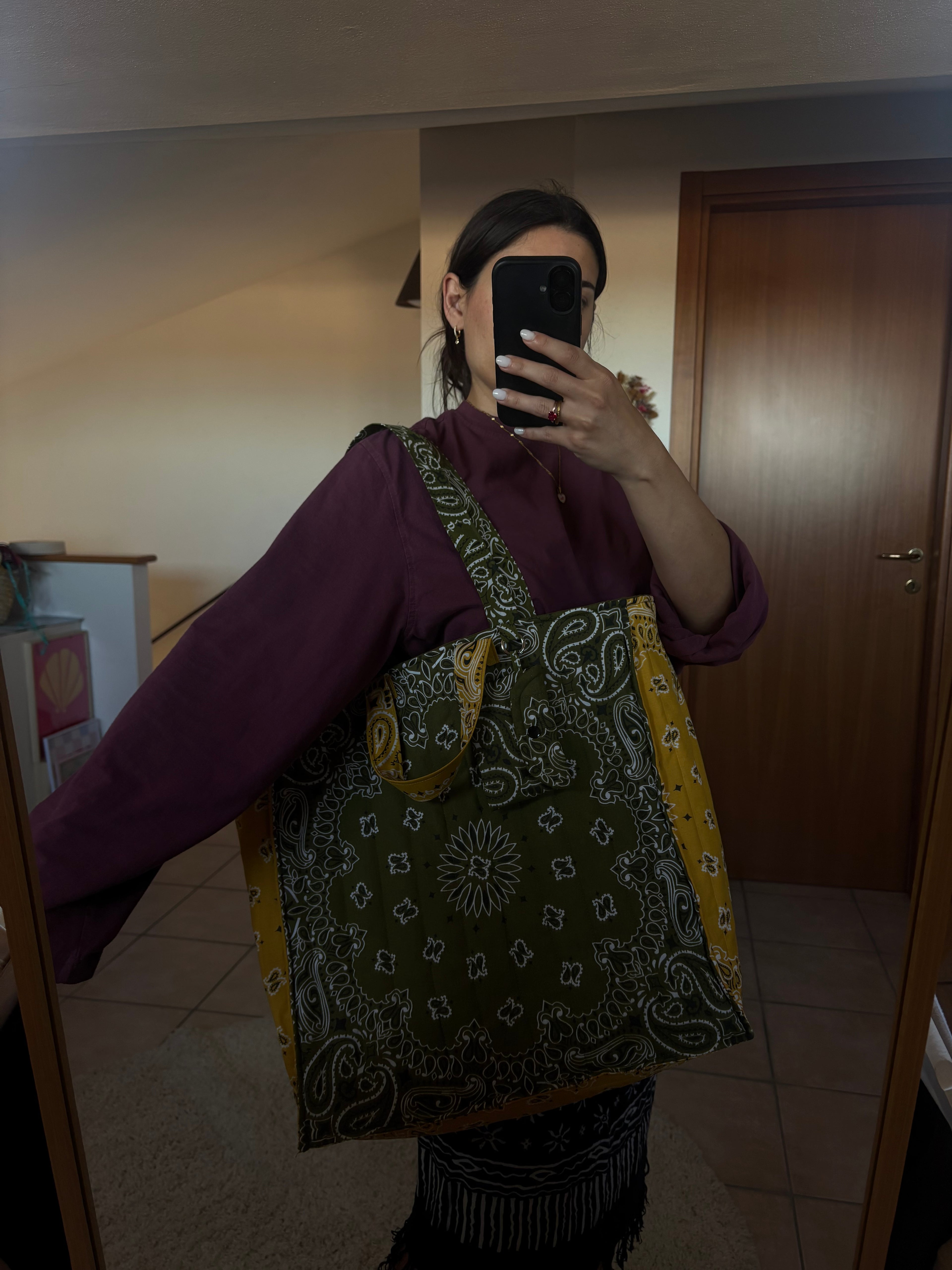 Maxi Bag - Verde Militare | Mango