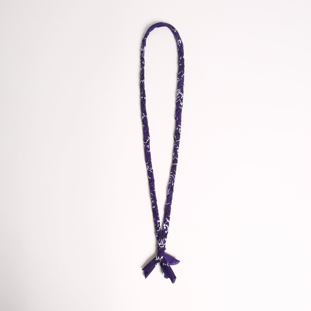 Collana intrecciata | Viola