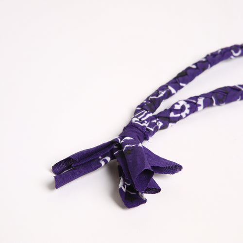 Collana intrecciata | Viola