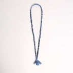 Collana intrecciata | Blu Polvere
