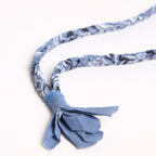 Collana intrecciata | Blu Polvere