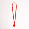 Collana intrecciata | Rosso