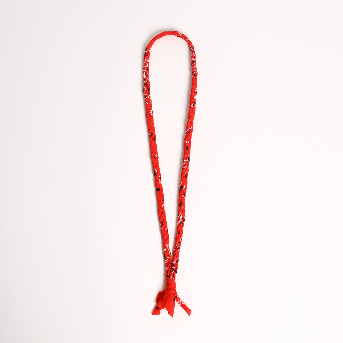 Collana intrecciata | Rosso