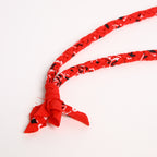 Collana intrecciata | Rosso