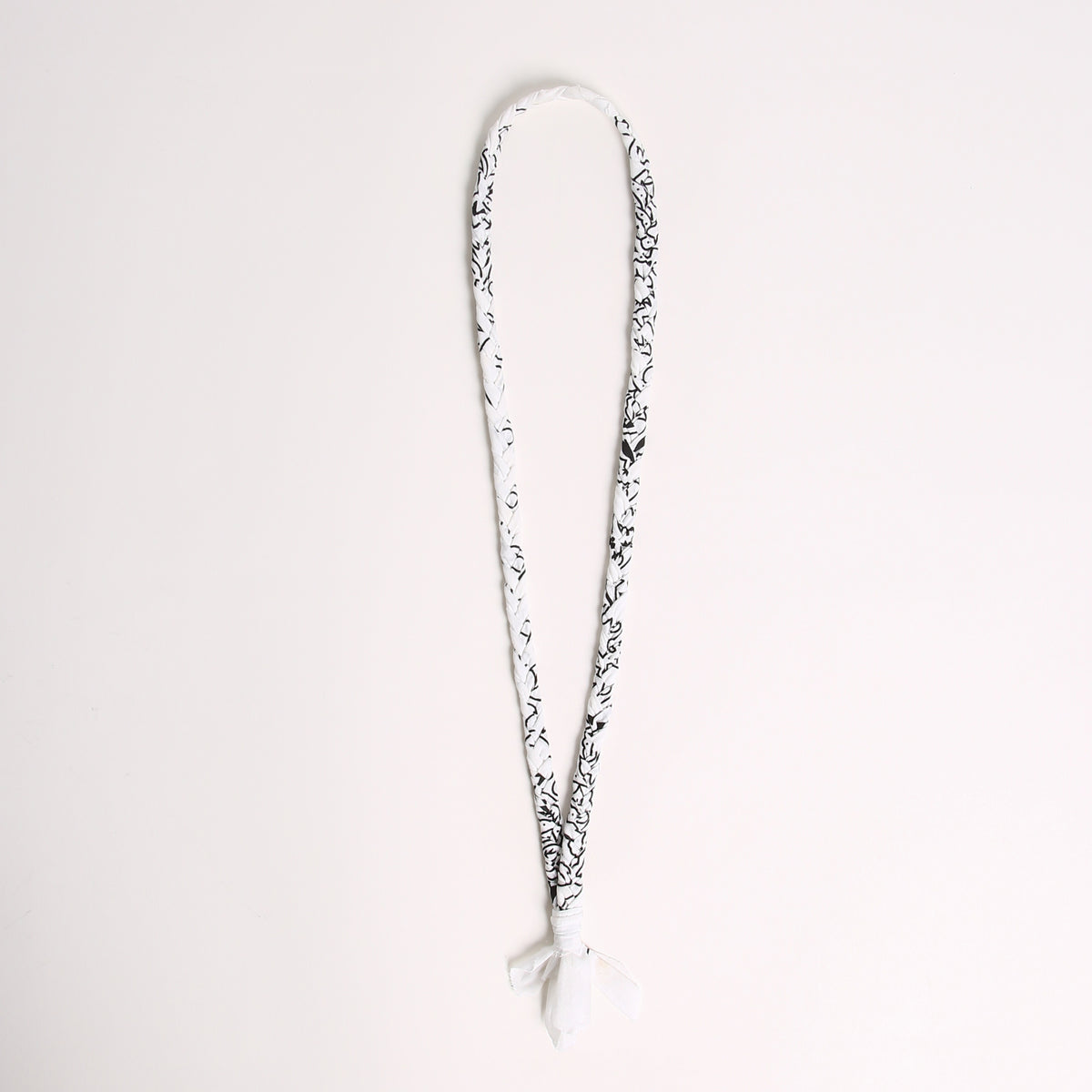 Collana intrecciata | Bianco