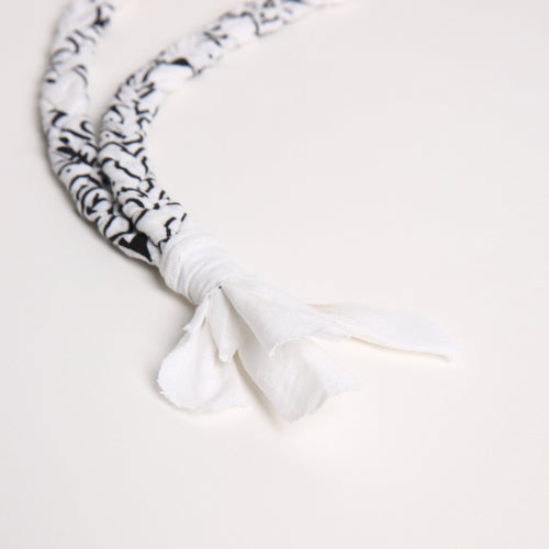 Collana intrecciata | Bianco