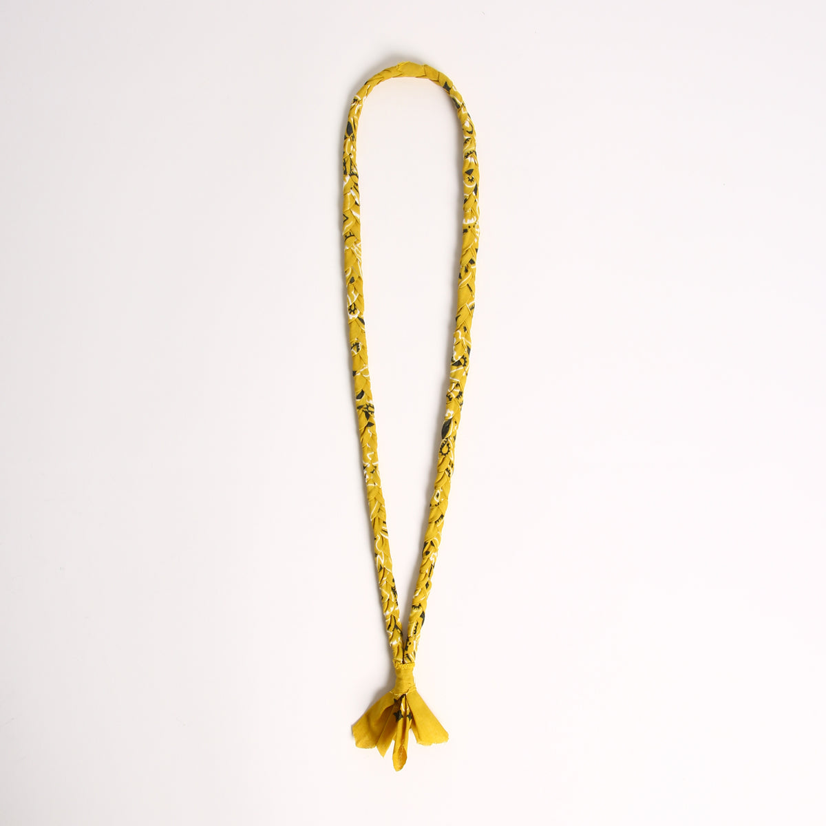 Collana intrecciata | Giallo Mango
