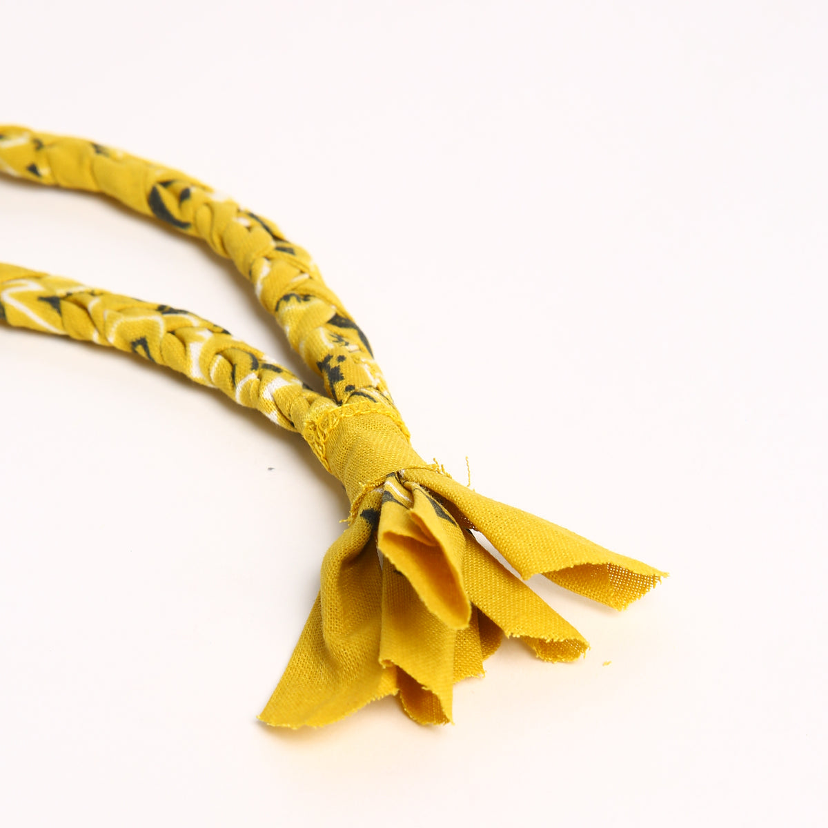 Collana intrecciata | Giallo Mango