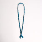 Collana intrecciata | Blu Petrolio