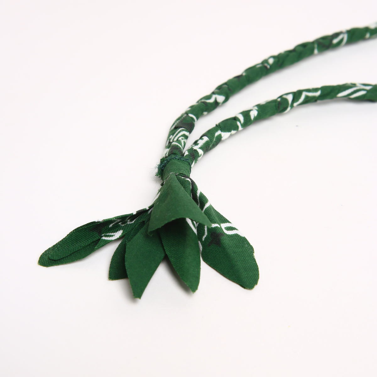 Collana intrecciate | Verde Bosco
