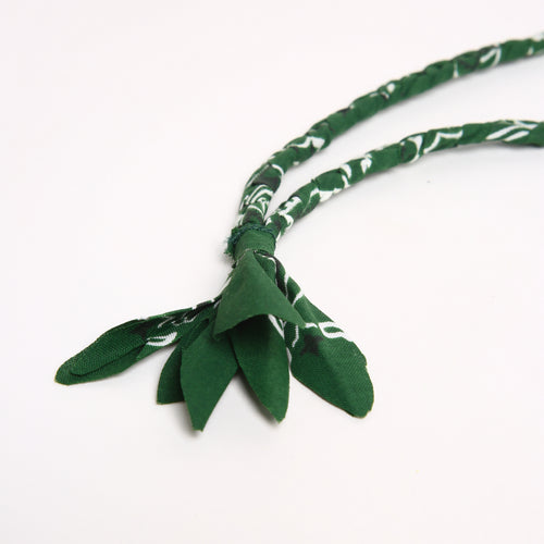 Collana intrecciate | Verde Bosco