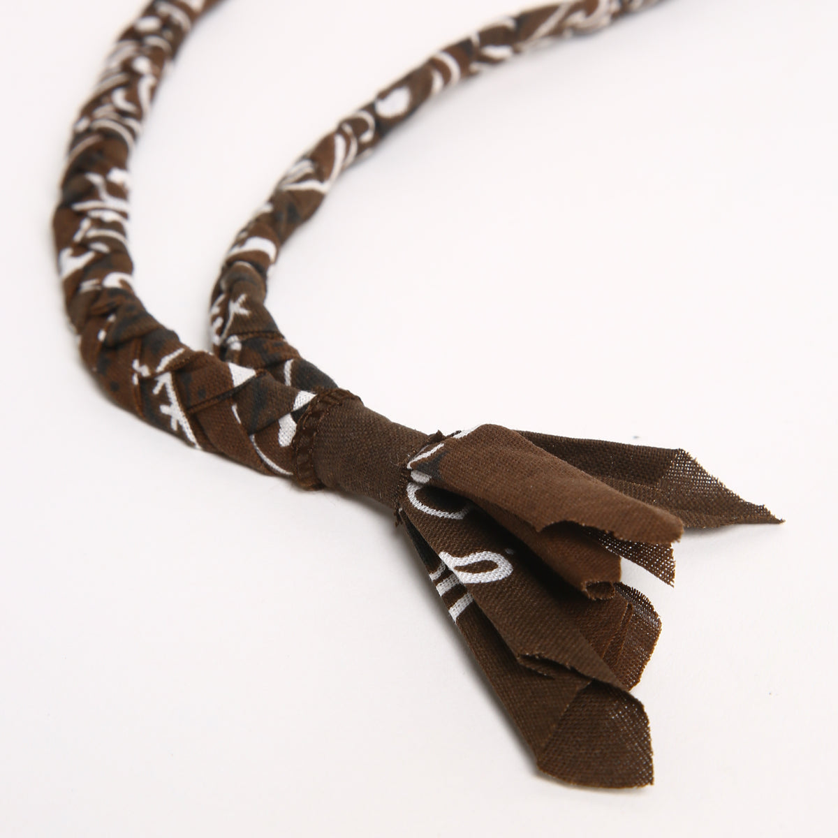 Collana intrecciata | Dark Chocolate