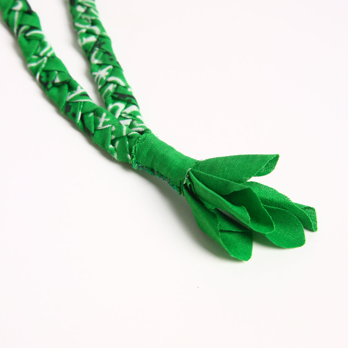 Collana intrecciata | Verde