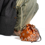 Satin handbag | Copper