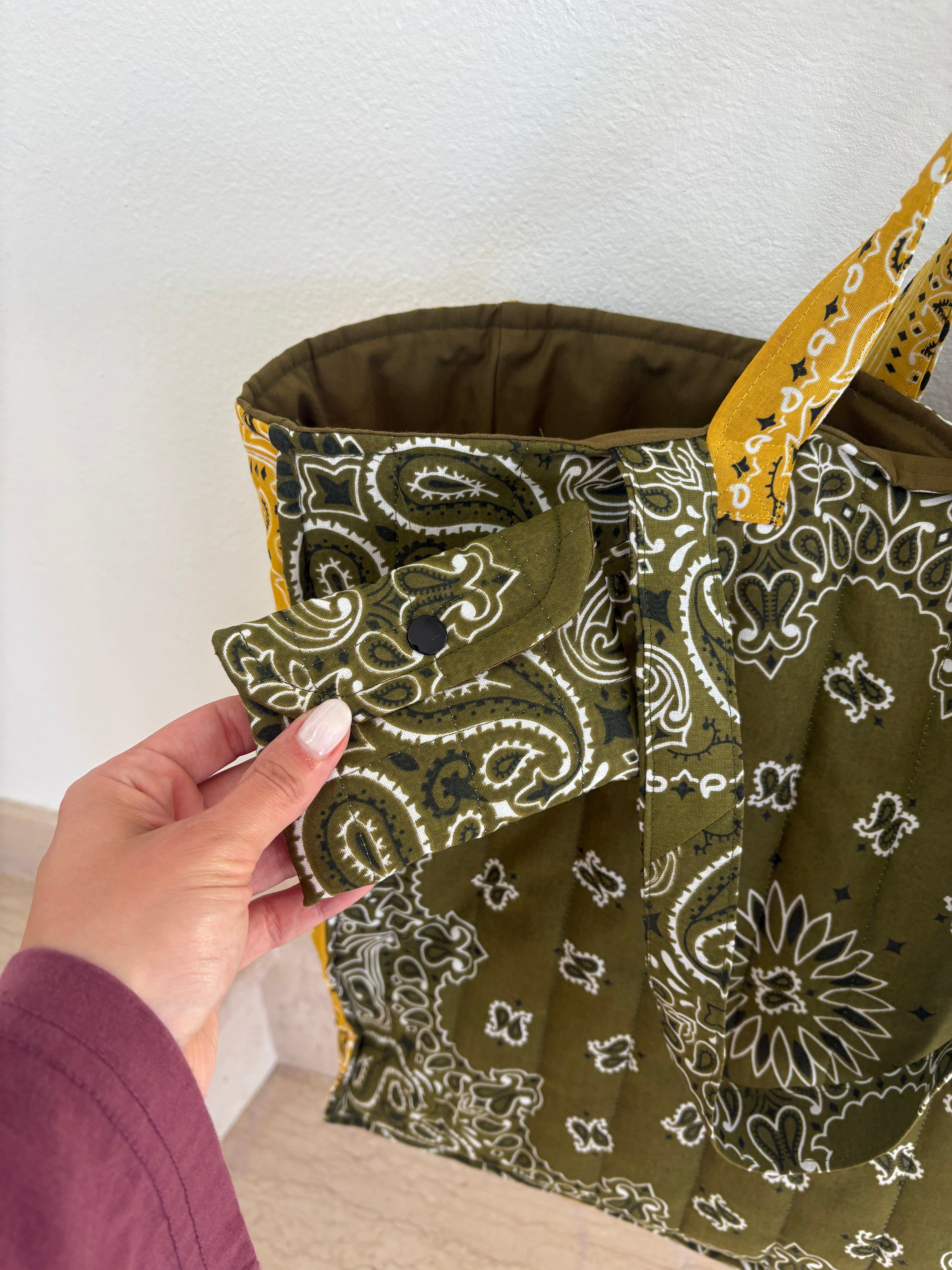 Maxi Bag - Verde Militare | Mango