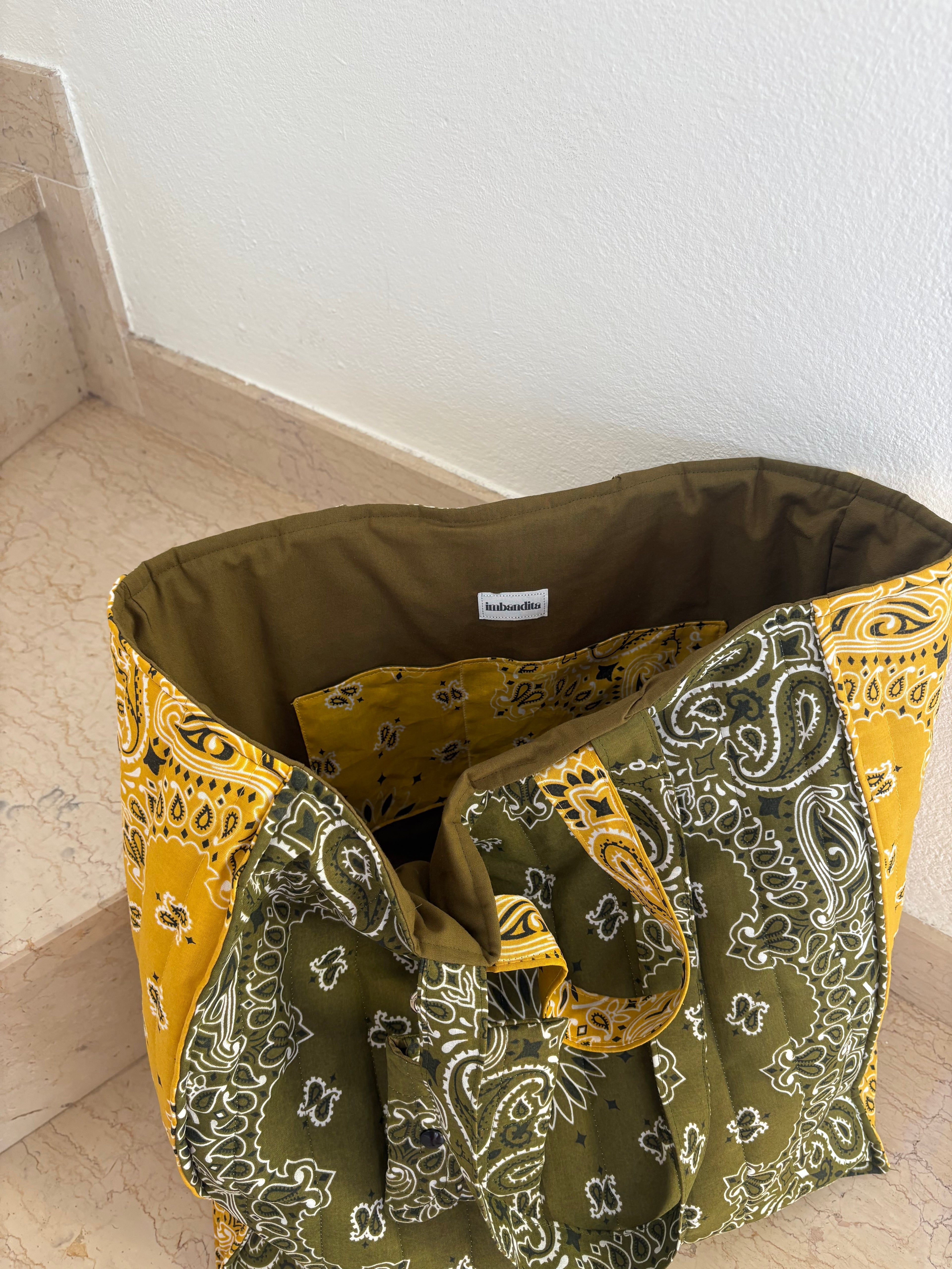 Maxi Bag - Verde Militare | Mango