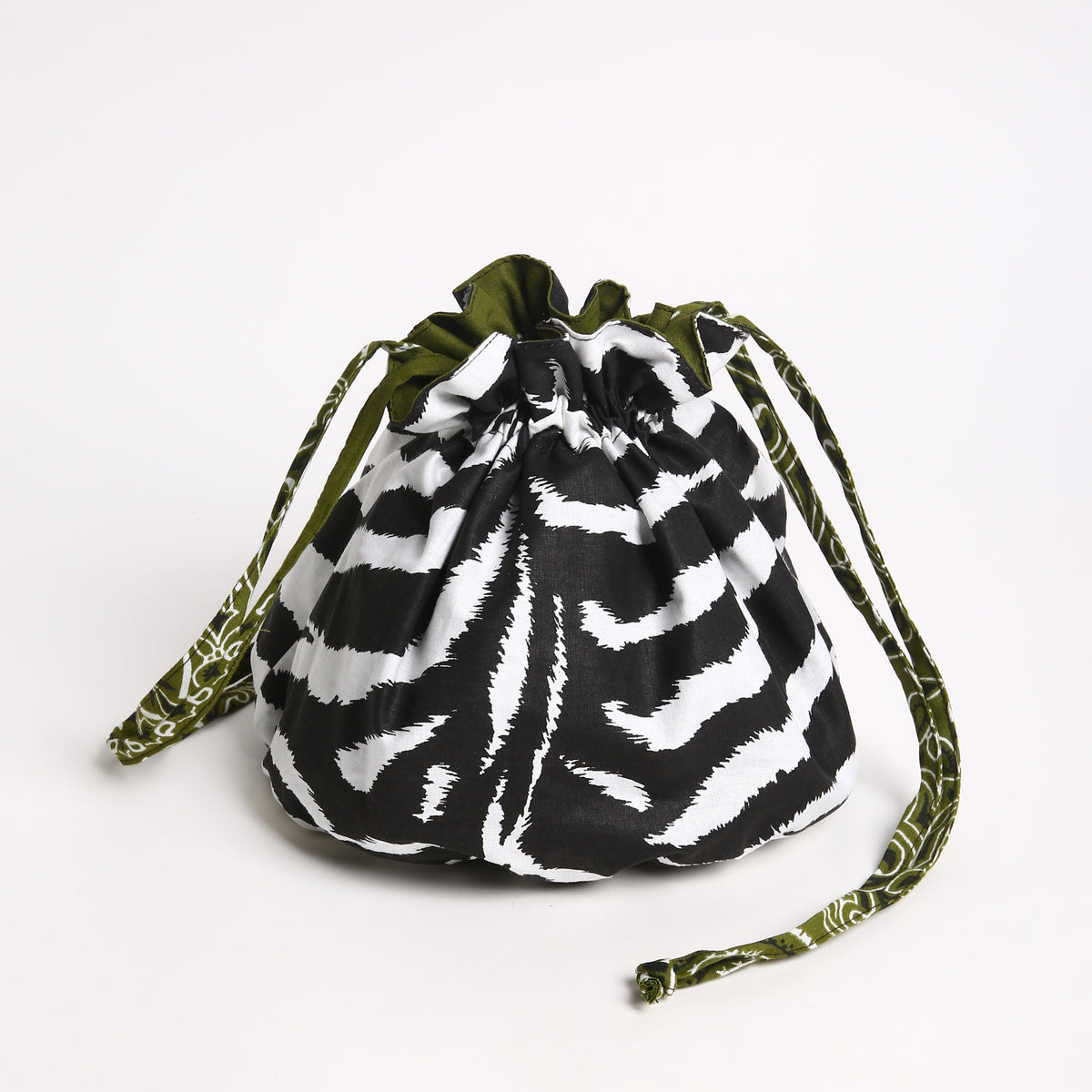 Military Green | Zebra Print