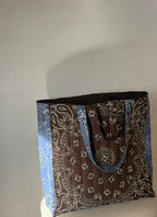 Maxi Bag - Dark Chocolate | Powder Blue