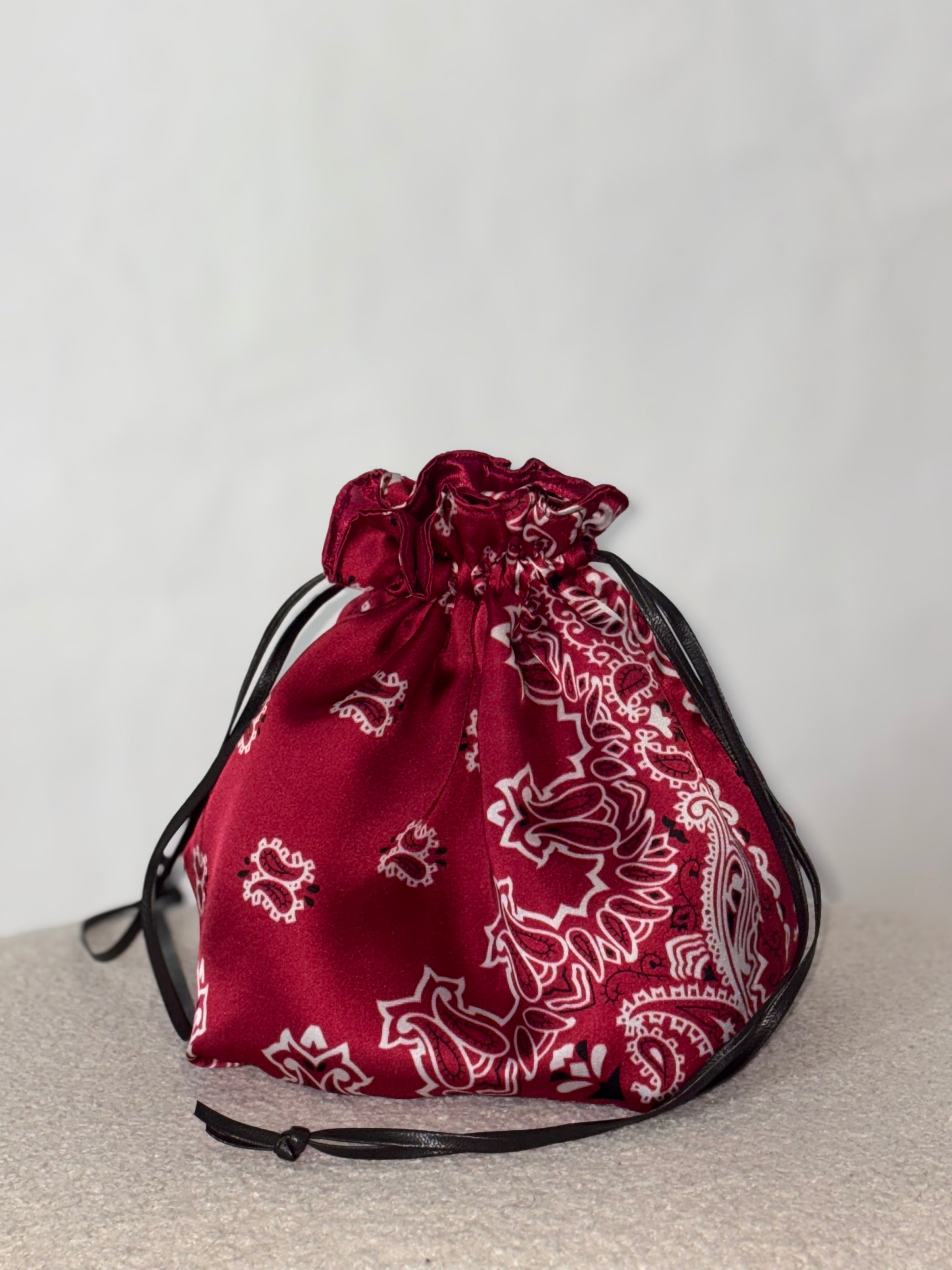 Sac à main satin | Bordeaux